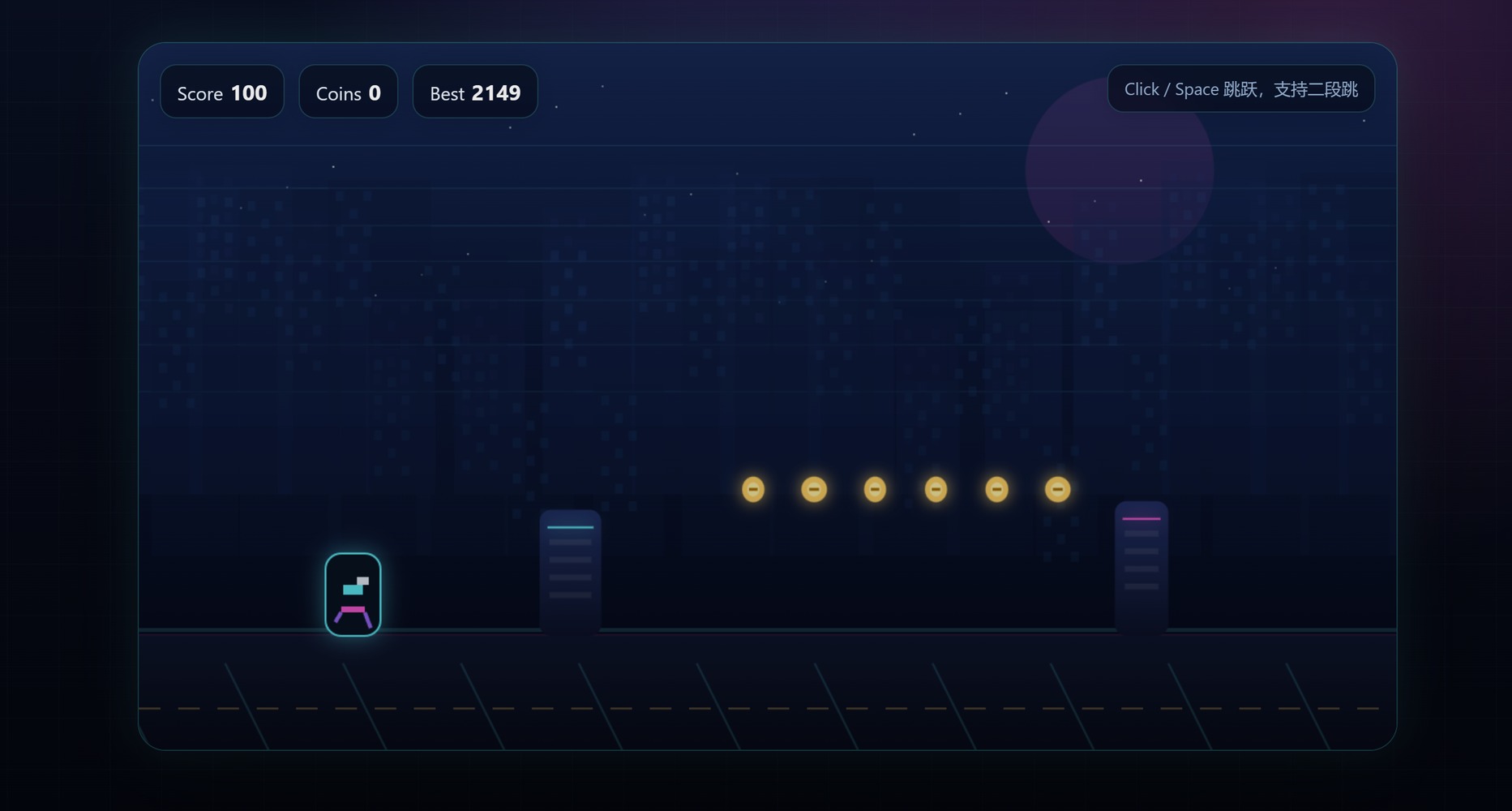 Neon Dash Runner Preview