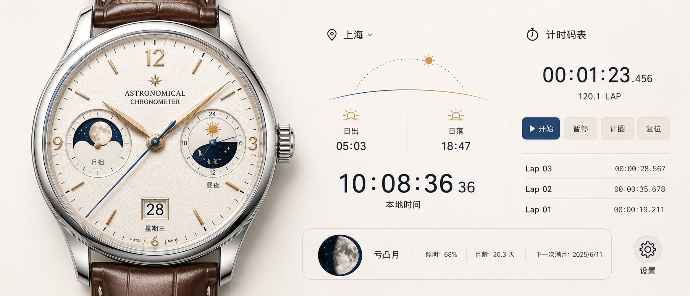 Astronomical Mechanical Watch Preview